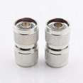 thumbnail image 1 of - L16 N type male to male adapter connector N type male connector RF coaxial adapter connector N-JJ 10 pcs/lot, 1 of 3