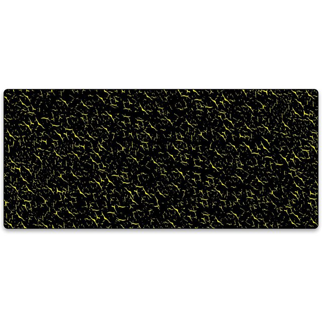 Keyboards XXL Extended Gaming Mouse Pad Thick Desk Mat (Black & Yellow)