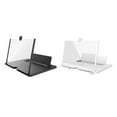 thumbnail image 1 of Ruiboury User-friendly Convenient And Practical Mobile Phone Screen Magnifier For Easy white 1Set, 1 of 6