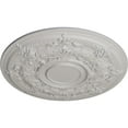 thumbnail image 3 of 29 1/4"OD x 2"P Darnay Ceiling Medallion (Fits Canopies up to 7 1/4"), Hand-Painted Ultra Pure White, 3 of 6