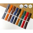 thumbnail image 7 of 22mm Blue Ostrich Watch Band Men Quick Release Replacement Leather Strap Extra Soft Handmade Wristband Stainless Steel Gold Buckle Father's Day Gift for Dad Son Husband, 7 of 7