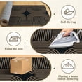 thumbnail image 4 of RUG ROBOT Modern Geometric 2'6''x8' Hallway Runner Rug, Washable Easy Jute Indoor Outdoor Rug for Entryway Kitchen, Non Slip Farmhouse Carpet for Bedroom Porch Deck, Cross 1, 4 of 8