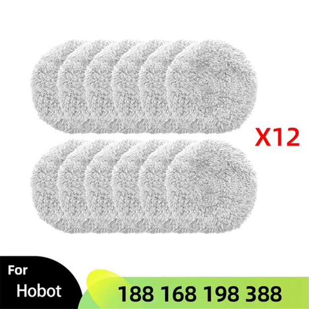 12 Piezas de Paños de Fregona para Accesorios de Robot de Limpieza de Ventanas , Accesorios de Trapo de Fregona