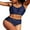 Purple, variant on Womens V Neck Bikini Sets Tummy Control Two Piece Athletic Swimwear Ruched Swimsuit