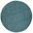 thumbnail image 3 of SAFAVIEH California Plush Solid Shag Area Rug, Light Blue, 6'7" x 6'7" Round - Modern Design, Light Blue, Non-Shedding & Easy Cleaning, Ultra Plush Thick Pile, Ideal for Living Room, Bedroom, 3 of 12
