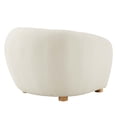 thumbnail image 5 of Modway Abundant Boucle Upholstered Fabric Armchair in Ivory, 5 of 8