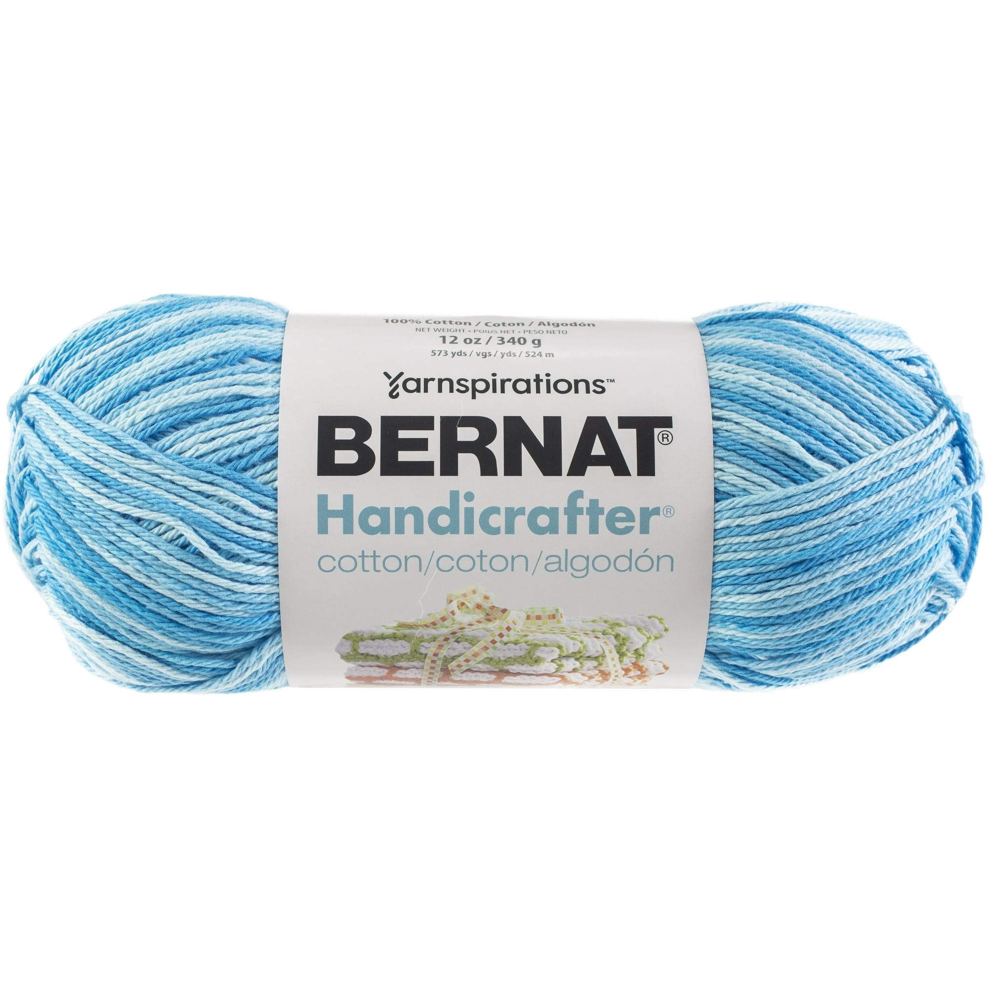 Bernat Handicrafter Cotton Yarn Ombres Swimming Pool Walmart Canada