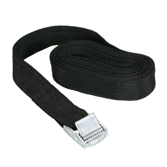 5M Car Tie Down Strap Strong ratchet Belt Luggage Bag Cargo Lashing Metal Buckle