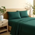 thumbnail image 3 of Nautica Bayview 100% Cotton Percale 4-Piece Sheet Set, King, Garland Green, 3 of 8