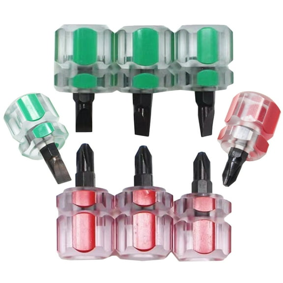 8 Pcs Mini Screwdriver Tiny Cordless Drill Ratchet Flat Head