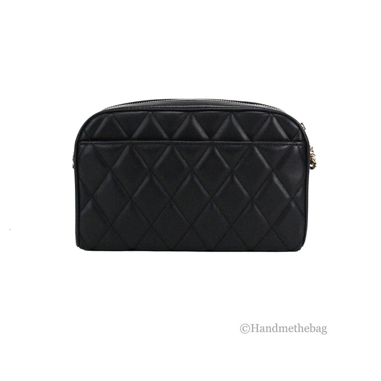 【kate spade】 Carey Mini Camera キルティング バッグ 送料込! Kate Spade Carey Medium Handbag: Mini Black Quilted Smooth