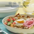 thumbnail image 3 of 2pk Glass 30oz Meal Bowls White: Round Solid Noodle Bowls, Dishwasher & Microwave-Safe, 8.625" Diameter, 3 of 7