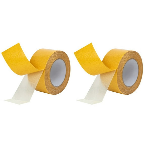 Double Sided Carpet Tape Heavy Duty, High Stickiness Rug Tape with Easy Tear, 66FT Tape