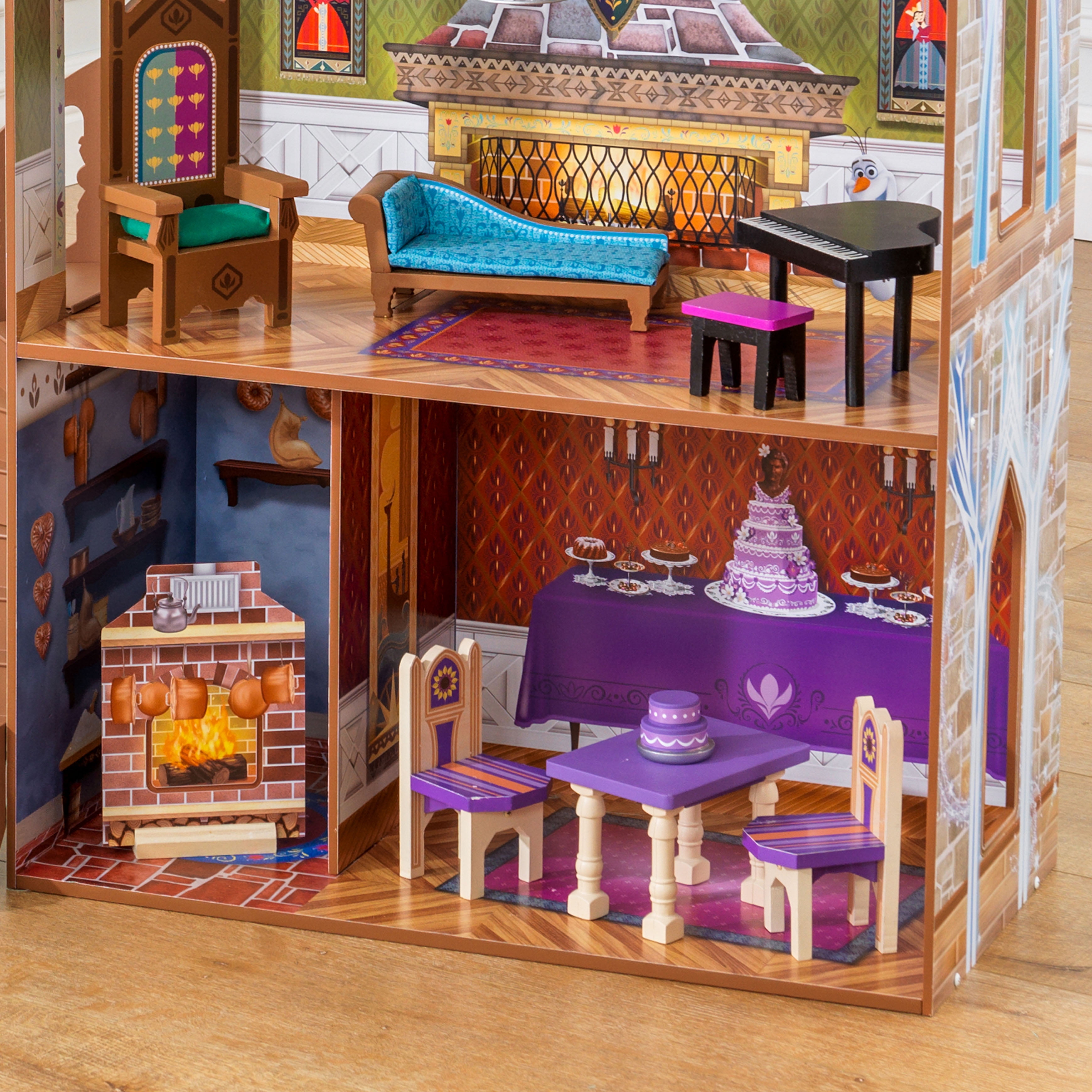 disney's frozen arendelle palace dollhouse by kidkraft