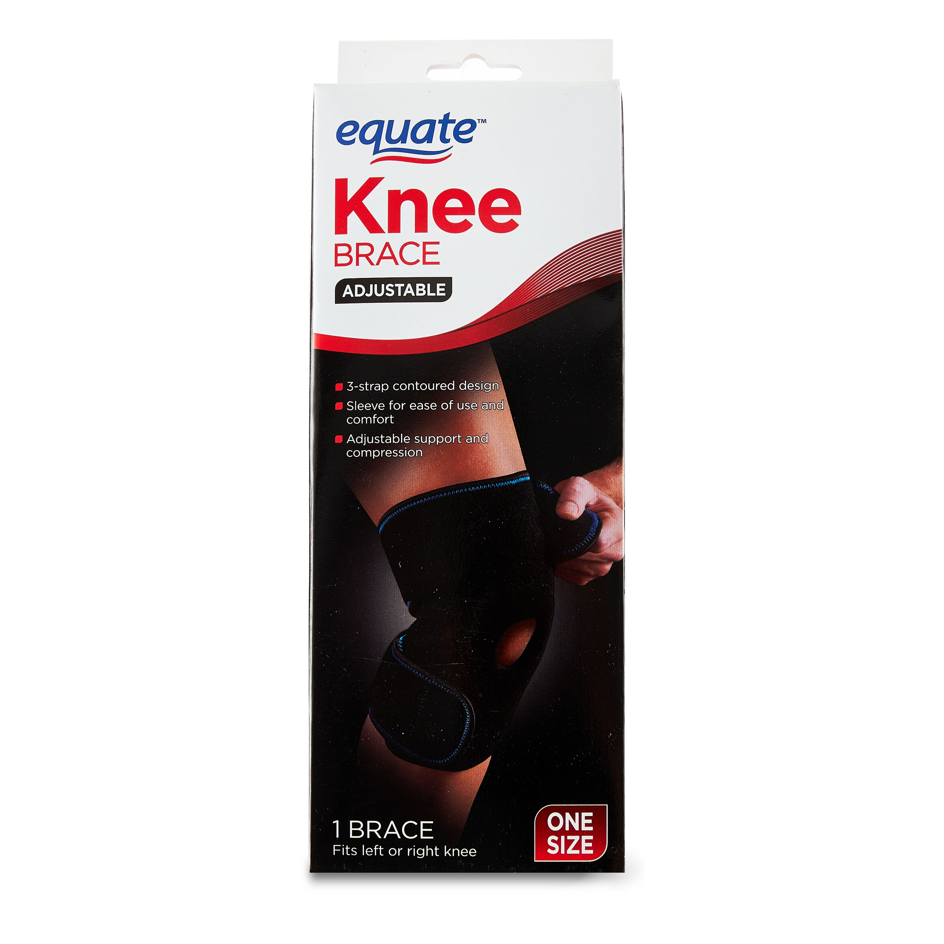 Equate Adjustable Knee Support with Compression photo 1