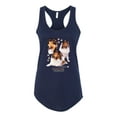 thumbnail image 2 of If It's Not a Collie It's Just a Dog Gift | Womens Dog Lover Jersey Racerback Tank Top, Navy, X-Large, 2 of 4