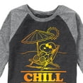 thumbnail image 3 of Peanuts - Chill Snoopy - Toddler And Youth Raglan Graphic T-Shirt, 3 of 5
