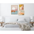 thumbnail image 6 of Kate and Laurel Sylvie Endless Summer Vertical, Sunrise Dove and Sunrise Over Marrakesh Framed Canvas Wall Art Set by Kate Aurelia Holloway, 3 Piece Set Natural, Soft Boho Abstract Art for Wall, 6 of 6