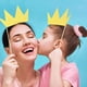 thumbnail image 5 of Juego de 2 piezas de diademas de conejo de piel sintética de felpa rosa y azul, soporte para diadema elástica para el cabello esponjoso y crujiente, pelo trenzado de cola de caballo con bolas de, 5 of 5