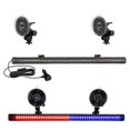 thumbnail image 3 of Car LED Emergency Strobe Light Bar Flash Patterns Traffic Warning Hazard Auto Flash Parking Signal Windshield Waterproof 12V 24V, 3 of 5