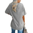 thumbnail image 2 of Sherrylily Womens Oversized Los Angeles California T Shirts Half Sleeve Summer Loose Tunic Tops S-2XL, 2 of 5
