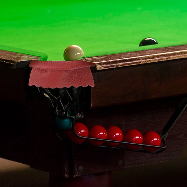 SHINYPASING Ensemble de 6 Filets de Snooker pour Table de Billard Poches 17.5x30.5 Po