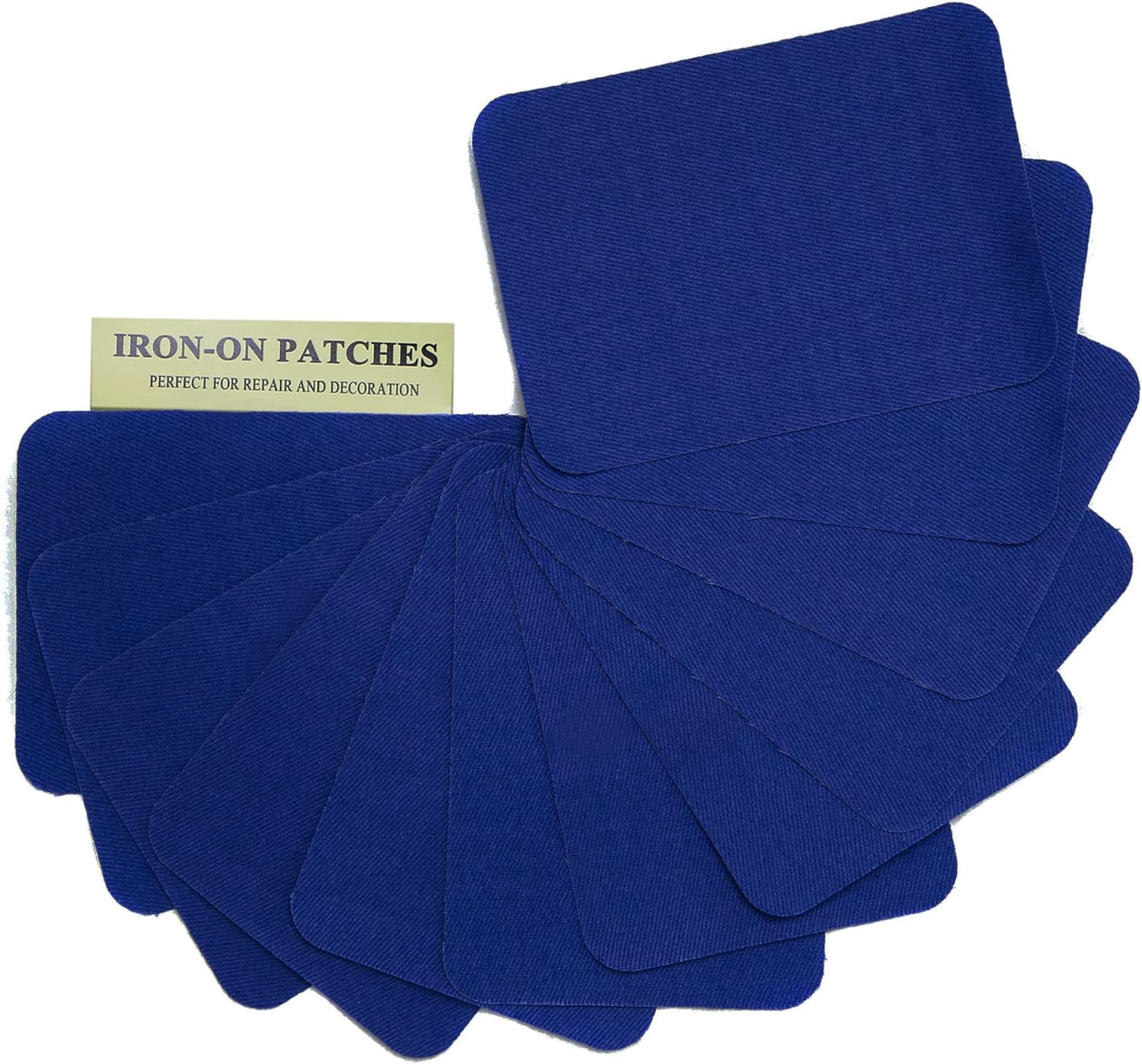 Guokuai 12-Pack Iron-On Fabric Repair Patches - 3"x4.25", Cotton, Strong Glue, Light/Dark Grey & White 7 thumbnail image