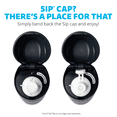 thumbnail image 6 of Cirkul 16oz StrawSip Flip Bottle, Onyx (Black), 6 of 12