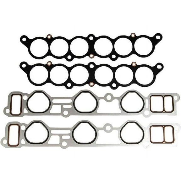 Lower and Upper Intake Manifold Gasket Set - Compatible with 1995 - 2004 Toyota Tacoma 3.4L V6 1996 1997 1998 1999 2000 2001 2002 2003