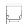 thumbnail image 5 of Pemberly Row Metal Height Adjustable Student Desk Pendulum Bar in White, 5 of 5