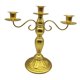 thumbnail image 2 of Candelabro elegante de 11,6 pulgadas de alto, decoración de candelabro, soporte para velas para fiesta, Halloween, chimenea, hogar Oro, 2 of 9
