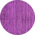 thumbnail image 1 of Ahgly Company Indoor Round Abstract Purple Modern Area Rugs, 3' Round, 1 of 4