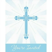 Partypro 892223B Blue Blessings Invitation