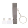 thumbnail image 3 of Usb Storage Drive Whistle USB Flash Drives Aluminum Alloy Outdoor Waterproof USB Flash Disk USB2.0 Flash With KeychainBlack 64GB, 3 of 8