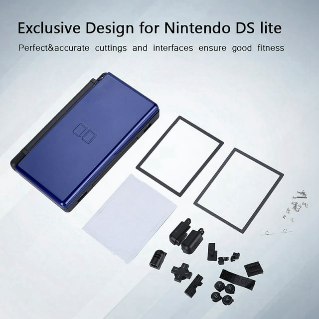 Game Machine Replacement Kit, Game Machine Full Repair Parts, Compact Compatible with DS Lite Compatible with NDSL Game Machine
