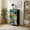 Color-1, variant on 4 Drawer Vertical Storage Dresser Palm trees tropical leaves with Wood Top Fabric Pull Drawers