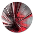 thumbnail image 1 of Designart 'Fractal 3D Deep into Middle ' Modern wall clock, 1 of 2