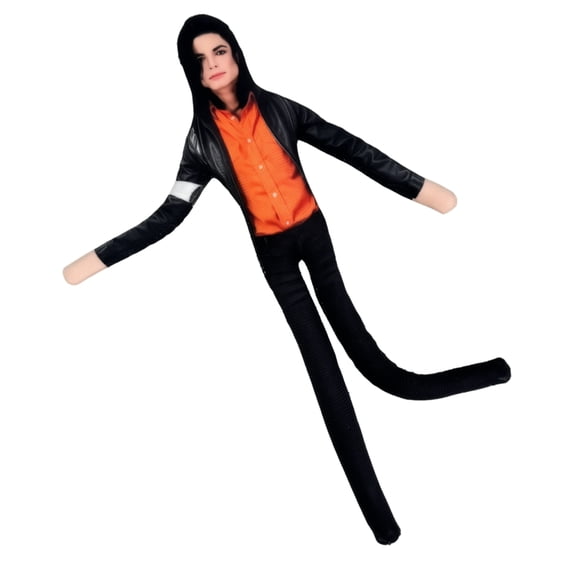 Mini Michael Doll，Michael Figure Dolls Plush Funny Bendable Flexible Internal Wire Frame Poseable Stuffed Doll,Michael Party Decorations Collectible Gift For Mj Fans