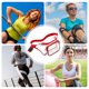 thumbnail image 5 of Bolsa De Hombro Bolsa de mensajero de PVC, bolsa de cinturón transparente portátil para deportes al aire libre (rojo) Ndcxsfigh Para Estrenar, 5 of 5