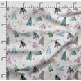 thumbnail image 2 of Soimoi Insect Print,Cotton Poplin, Sewing Fabric Sold by The Yard 42 Inch Wide,Sewing Craft Quilting/Quilt Making Fabric, White, 2 of 5
