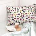 thumbnail image 5 of Kdxio Cotton Pillow Cases 16"x24" Pillowcases,Soft and Breathable Bedroom Pillow Cases-Tulips Flowers, 5 of 8