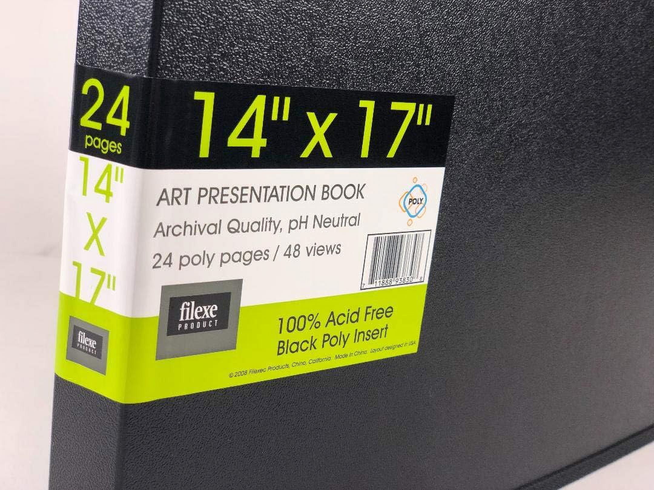 Filexec Art Presentation Book, 14 x 17