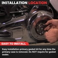 OE 34901-94 Primary Cover Gasket Kit Replacement for Harley Davidson ...