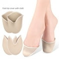 thumbnail image 5 of 1 Pair Toe Pads Ballet Dance Pointe Toe Pouch Pads Knitted Fabric Soft Spong Toe Covers, Relief forefoot Pain Protect Toes for Ballet Point Shoes High Heels, 5 of 5