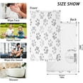 thumbnail image 3 of GZHJMY 2 Piece Cat Paw Dog Paw Hand Towels for Bath Decorative, Pure Cotton Guest Towels Fingertip Towels for Bathroom Spa Gym,16 x 28 inch, 3 of 7