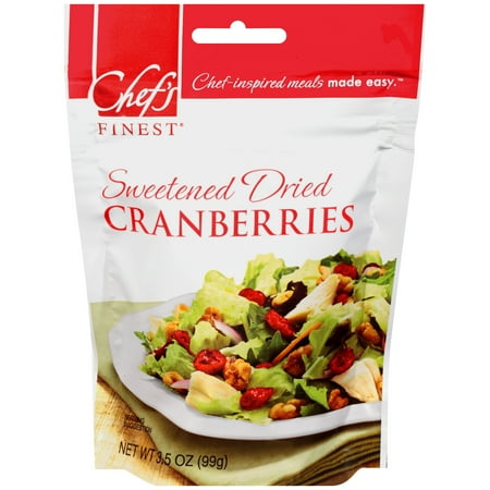 Chef's FinestÂ® Sweetened Dried Cranberries 3.5 oz. Bag