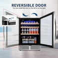 thumbnail image 2 of TITTLA 24" Dual Zone Wine Cooler or Beverage Fridge Door Hinge,Stainless steel, 2 of 2