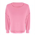thumbnail image 4 of Futezty Womens Oversized Sweatshirts Pullover Casual Crewneck Long Sleeve Tops Comfy, 4 of 4