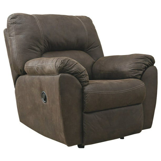 Ashley Tambo Rocker Recliner In Canyon, Thomasville Leather Swivel Recliner With Ottoman