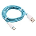 thumbnail image 2 of Blue 4ft USB-C Cable for Galaxy S20 S21 Ultra/Plus S20 Fan Edition - Charger Cord Power Wire Type-C Fast Charge, 2 of 5